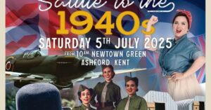 Logo for SWAN Community Centre, Newtown salute to the 1940’s