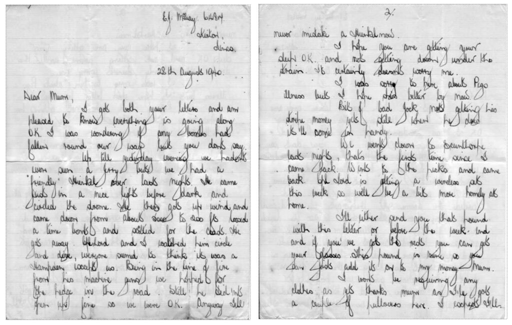 McLeay letter 1