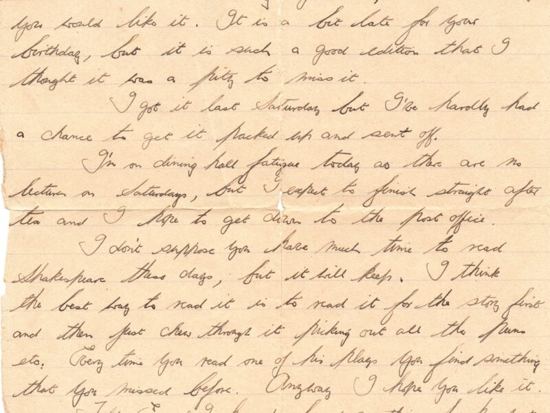 Shadforth - 1.-Feb-or-March-1943-Book-of-Shakespeare
