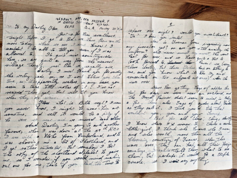 Hodder letter