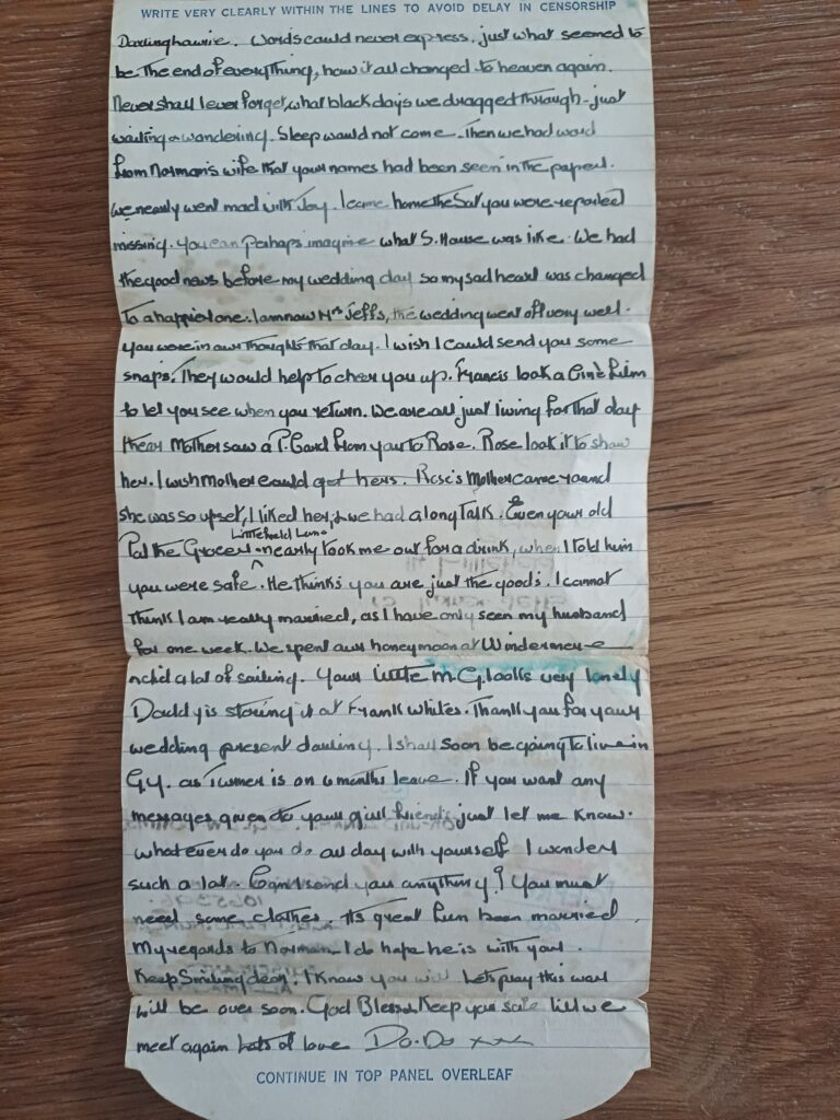 Collins letter