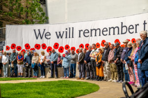 Logo for Manchester Civic VE Day Commemoration event