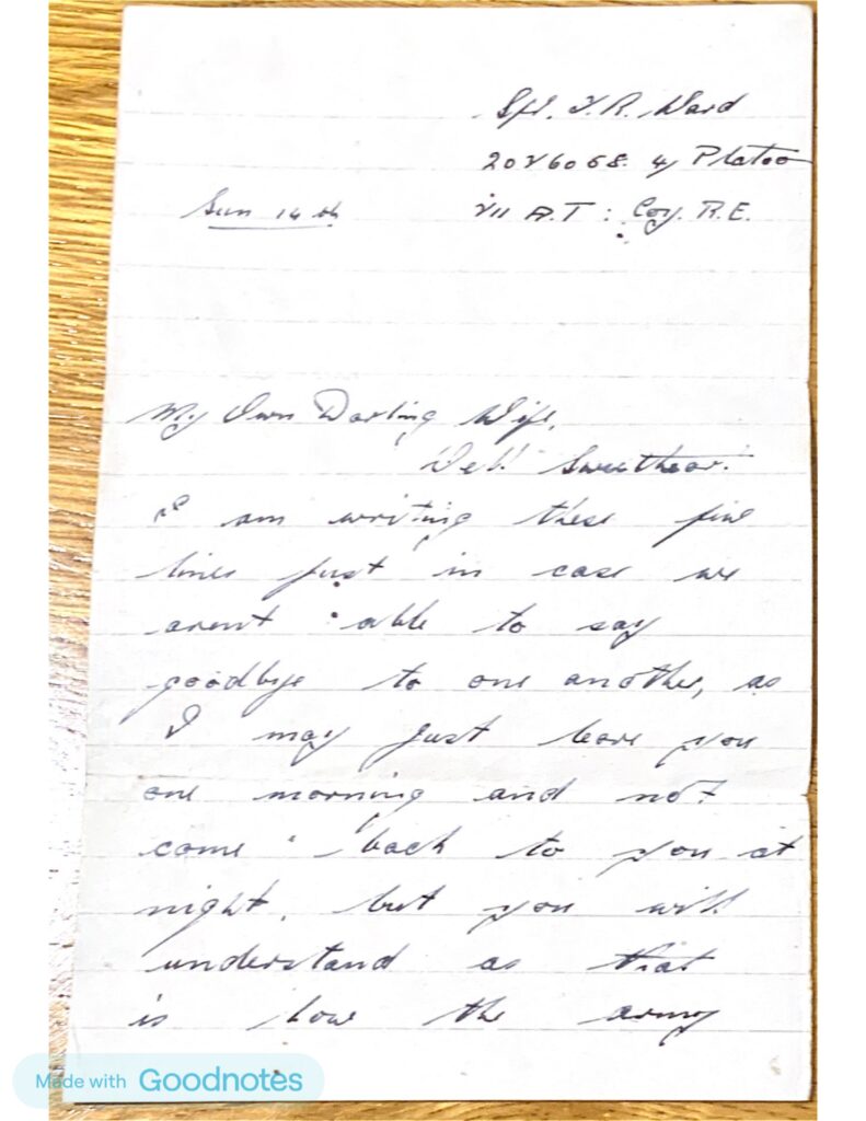 Ward letter