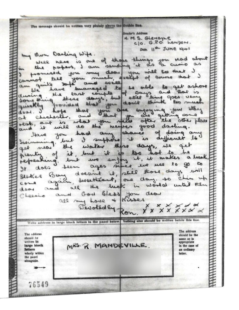 Mandeville letter