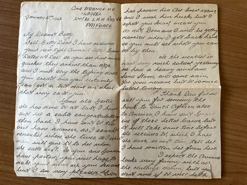 Strange letter