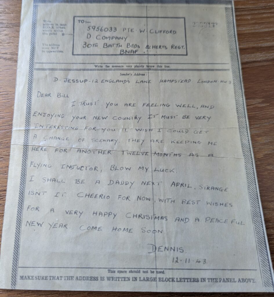Clifford letter