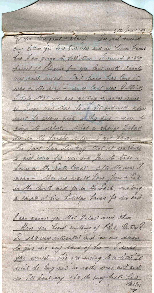 Partridge letter