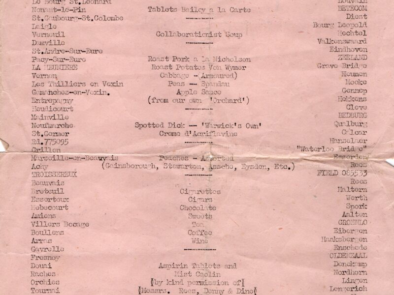 Stone - menu