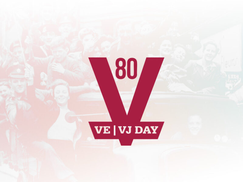 VE Day branded image