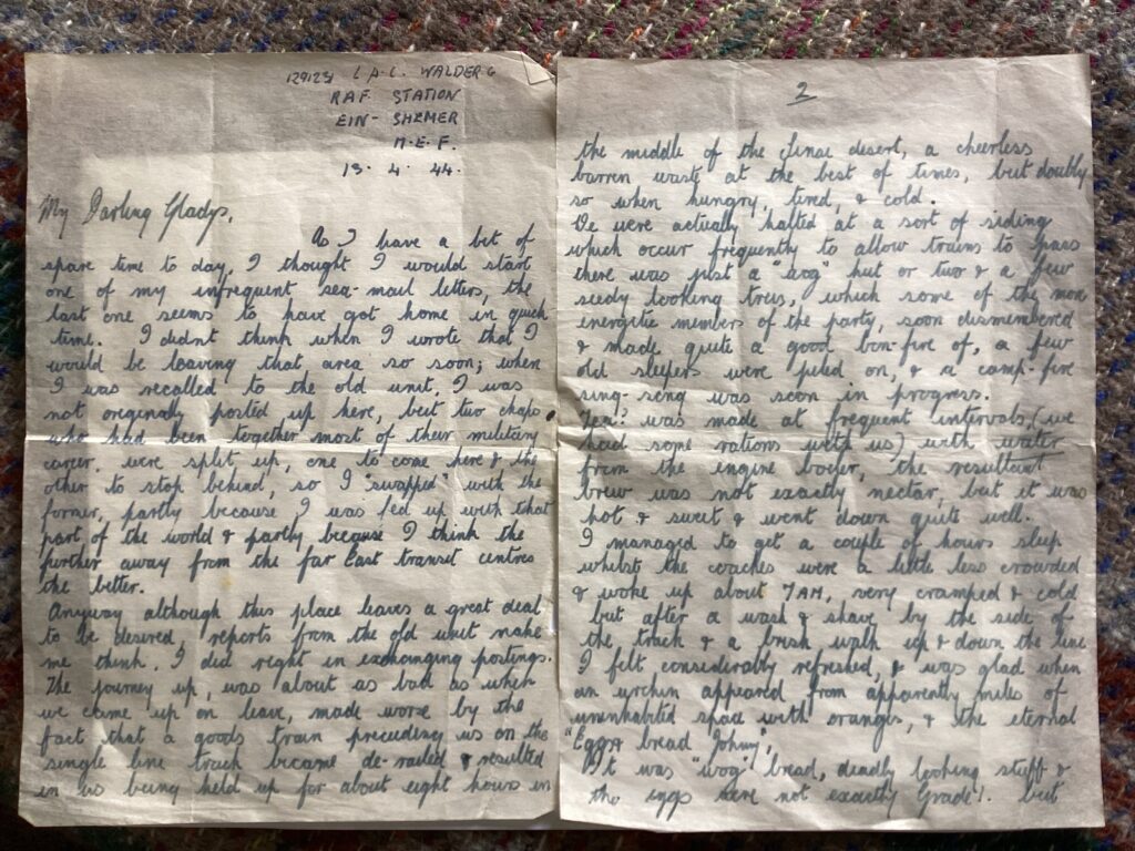 Walder letteer