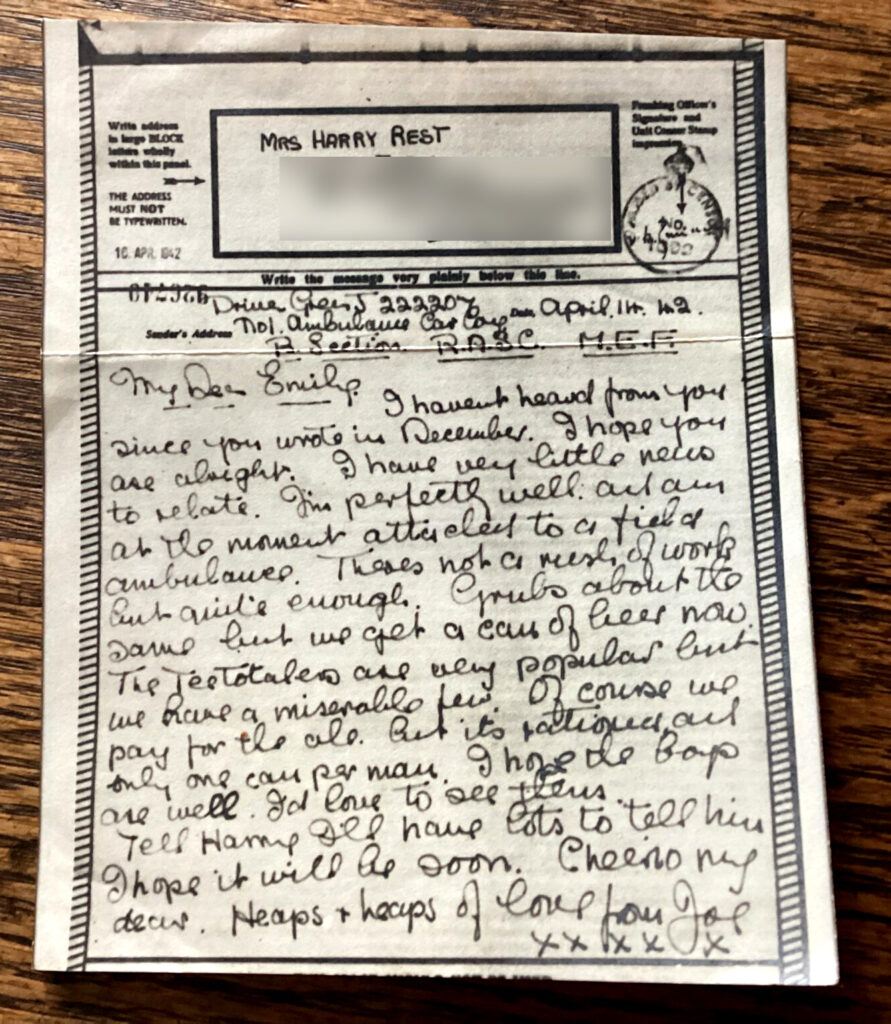 Rest letter