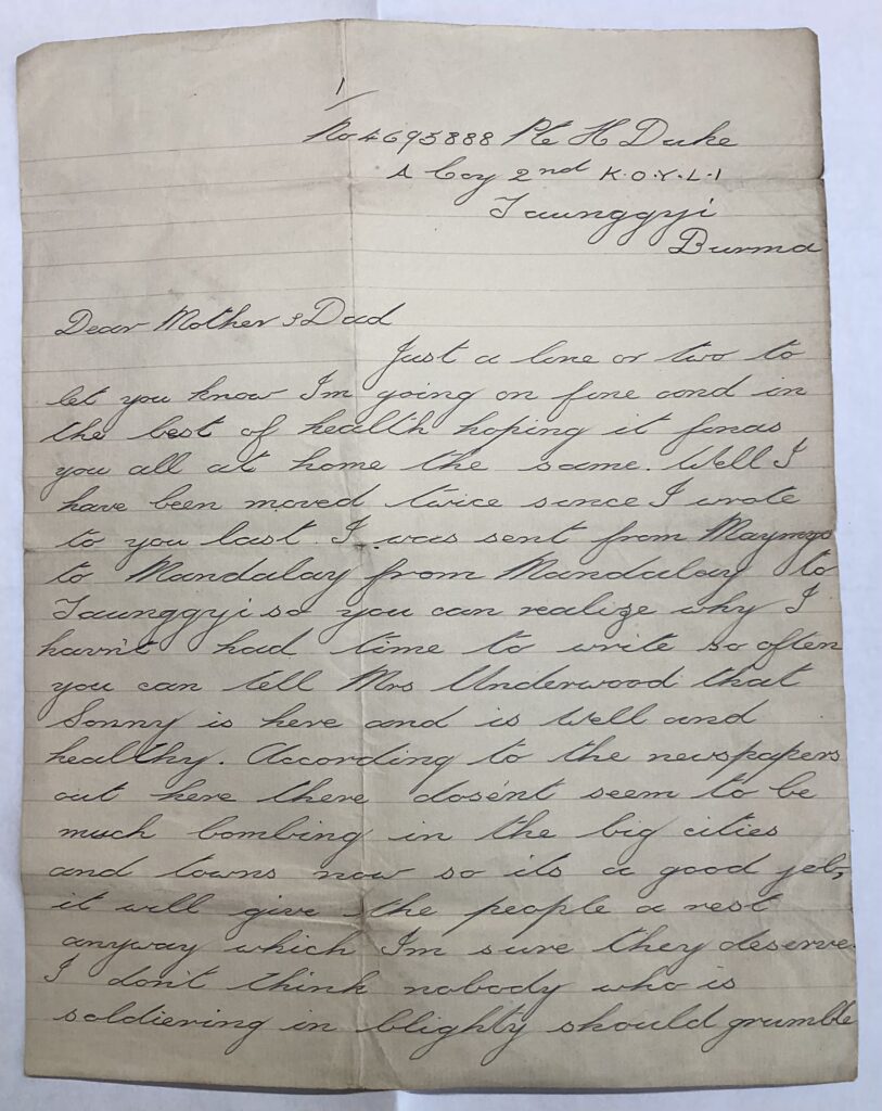 Duke letter p1