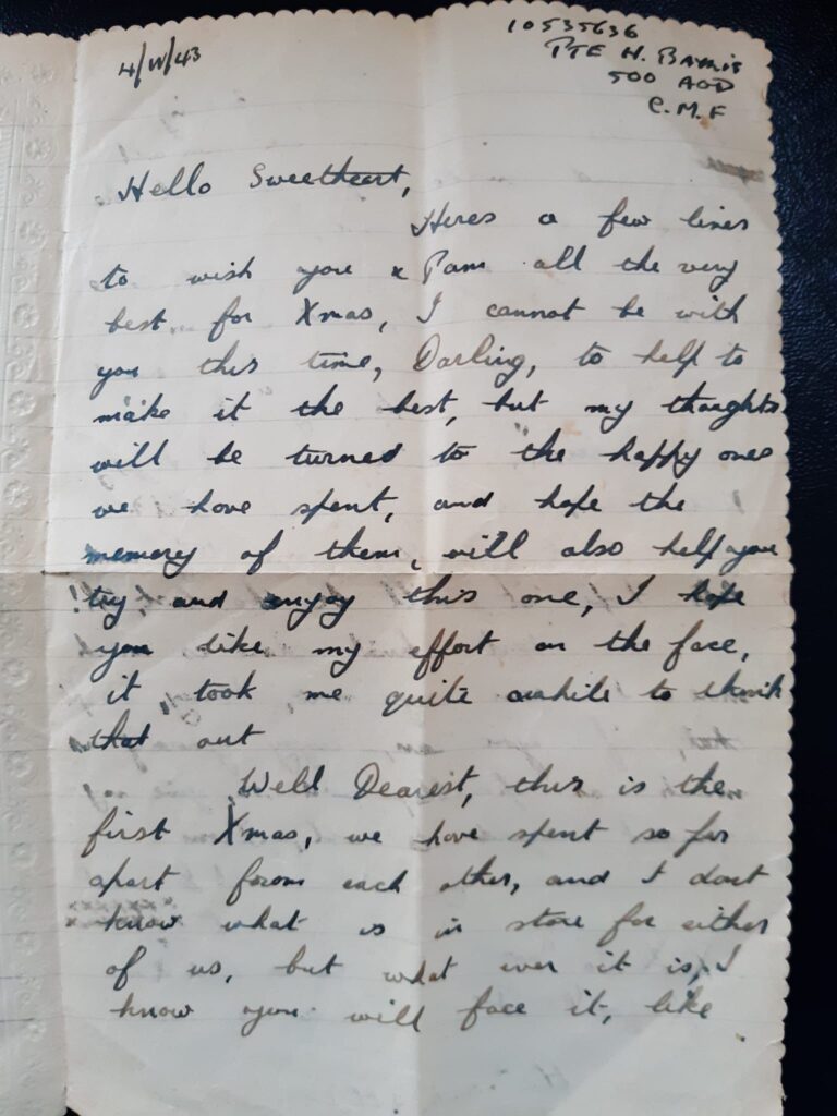Baylis letter p1