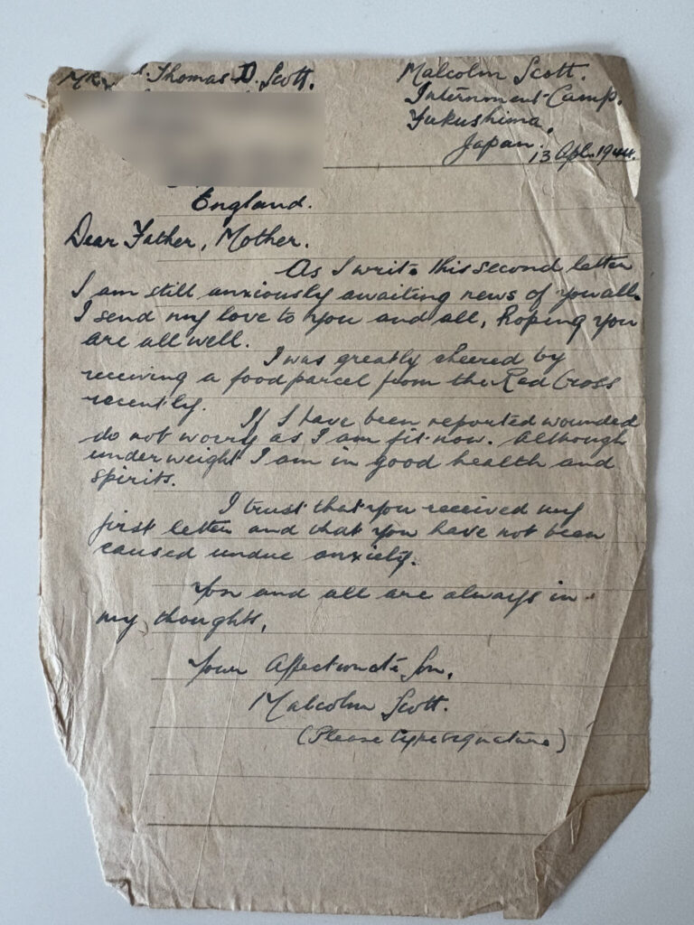 Scott letter