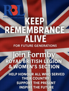 Logo for Formby Royal British Legion Branch & Women's Section
