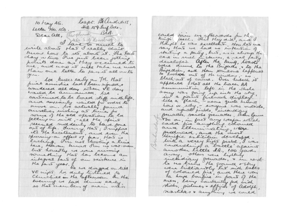Andrews letter