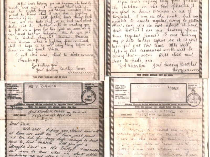 Banks letters
